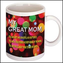 "Mug with Message - Code002 (Personalised Gift) - Click here to View more details about this Product